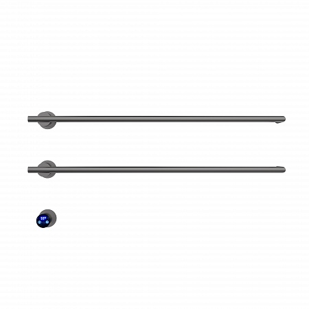 Рондо П2 350х760 электро Полотенцесушитель TERMINUS Оружейная сталь Озёрск - фото 3