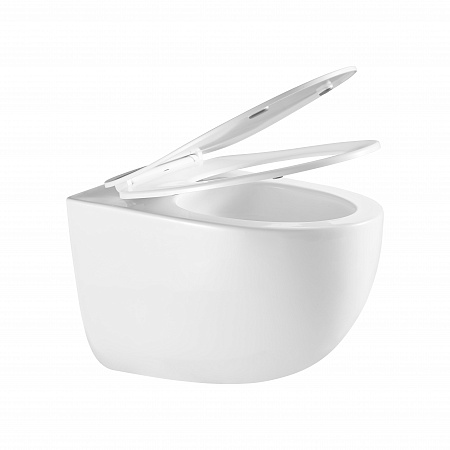 Подвесной унитаз безободковый Terminus Енисей Monolit 560х390 белый Озёрск - фото 7