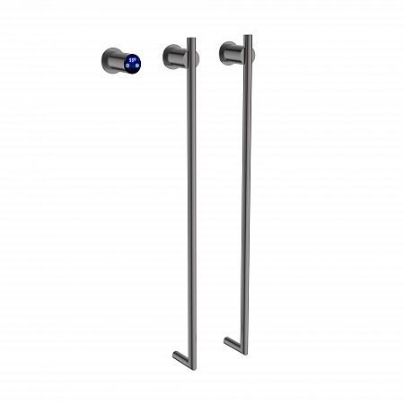 Рондо П2 350х760 электро Полотенцесушитель TERMINUS Оружейная сталь Озёрск - фото 1