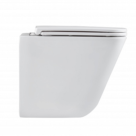 Подвесной унитаз безободковый Terminus Ватикан Monolit 490х340 белый Озёрск - фото 4