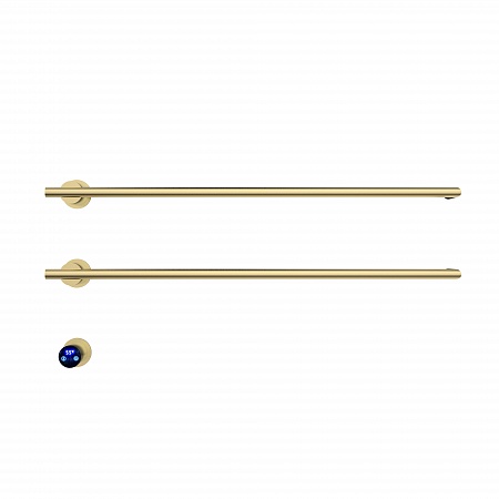 Рондо П2 350х760 электро Полотенцесушитель TERMINUS Брашированное золото Озёрск - фото 3