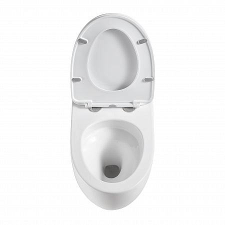 Подвесной унитаз безободковый Terminus Енисей Monolit 560х390 белый Озёрск - фото 3