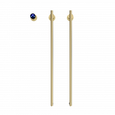 Рондо П2 350х760 электро Полотенцесушитель TERMINUS Брашированное золото Озёрск - фото 2