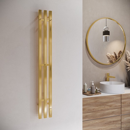 Стойка электро TRES проф1200 TERMINUS Брашированное золото Озёрск - фото 3