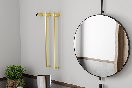 Рондо П2 350х760 электро Полотенцесушитель TERMINUS Брашированное золото Озёрск - фото 6